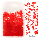 2g Holographic Nail Art Glitter Shiny Sweet Love Heart Flakes Sequins 3D Nails Paillette Manicure Valentine's Day Decorations