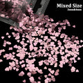 2g Holographic Nail Art Glitter Shiny Sweet Love Heart Flakes Sequins 3D Nails Paillette Manicure Valentine's Day Decorations