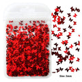 2g Holographic Nail Art Glitter Shiny Sweet Love Heart Flakes Sequins 3D Nails Paillette Manicure Valentine's Day Decorations