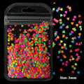 2g Holographic Nail Art Glitter Shiny Sweet Love Heart Flakes Sequins 3D Nails Paillette Manicure Valentine's Day Decorations