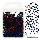 2g Holographic Nail Art Glitter Shiny Sweet Love Heart Flakes Sequins 3D Nails Paillette Manicure Valentine's Day Decorations