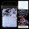 2g Holographic Nail Art Glitter Shiny Sweet Love Heart Flakes Sequins 3D Nails Paillette Manicure Valentine's Day Decorations