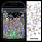 2g Holographic Nail Art Glitter Shiny Sweet Love Heart Flakes Sequins 3D Nails Paillette Manicure Valentine's Day Decorations