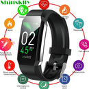 2021 Smart Watch Bracelet Body Thermometer Blood Pressure Fitness Bracelet Waterproof Sport Smart Band Watches For Men Women