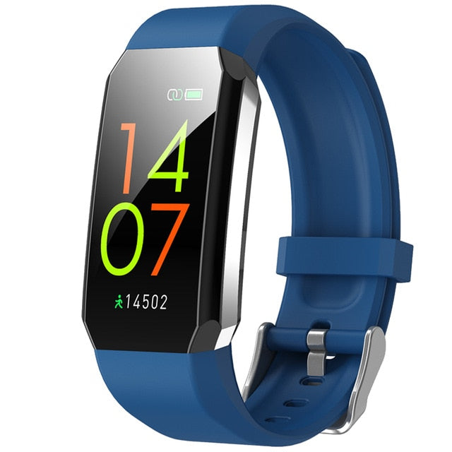 2021 Smart Watch Bracelet Body Thermometer Blood Pressure Fitness Bracelet Waterproof Sport Smart Band Watches For Men Women