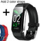 2021 Smart Watch Bracelet Body Thermometer Blood Pressure Fitness Bracelet Waterproof Sport Smart Band Watches For Men Women