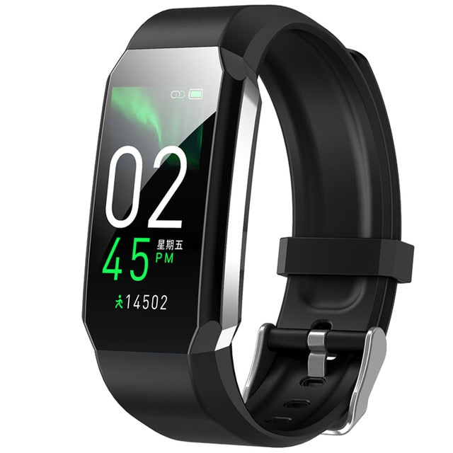 2021 Smart Watch Bracelet Body Thermometer Blood Pressure Fitness Bracelet Waterproof Sport Smart Band Watches For Men Women