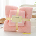 70x140cm 35x75cm 2pcs Luxury Super Large Towel Set High Absorbent Soft Bath Towel + Face Towels bath towels for adults cotton