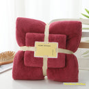 70x140cm 35x75cm 2pcs Luxury Super Large Towel Set High Absorbent Soft Bath Towel + Face Towels bath towels for adults cotton