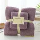 70x140cm 35x75cm 2pcs Luxury Super Large Towel Set High Absorbent Soft Bath Towel + Face Towels bath towels for adults cotton