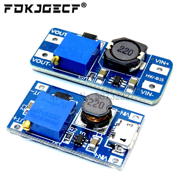 MT3608 DC-DC Step Up Converter Booster Power Supply Module Boost Step-up Board MAX output 28V 2A for arduino