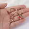 1 Pair Unique Long Drop Earrings Bird Pendant Tassel Crystal Pendant Earrings Ladies Jewelry Design 2 Colors Hummingbird Earring