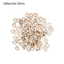 Wooden Mini Cute Love Heart/Star/Round Shape Wedding Table Scatter Decor Unfinished Wooden Crafts Wedding Ornaments