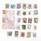 46 pcs/pack Retro Philatelic Museum Series Decorative Stickers Scrapbooking Stick Label Diary Album stationery Stamp Sticker