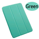 QIJUN Cover For Apple ipad6(2018) iPad 9.7 inch 2018 A1893 A1954 9.7" Tablet Case PU Leather Smart Sleep Tri-fold Bracket Cover