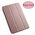 QIJUN Cover For Apple ipad6(2018) iPad 9.7 inch 2018 A1893 A1954 9.7" Tablet Case PU Leather Smart Sleep Tri-fold Bracket Cover