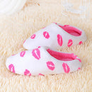 Warm Slippers Women Men Indoor Floor Flat Shoes Spring Autumn Winter Warm Home Cotton Plush Suede