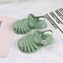 Baby Gladiator Sandals Breathable Hollow Out Shoes Pvc Summer Kids Shoes 2021 Fashion Beach Children Sandals For Boys Girls