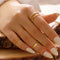 17KM Bohemian Gold Chain Rings Set For Women Fashion Boho Coin Snake Moon Rings Party 2021 Trend Jewelry Gift