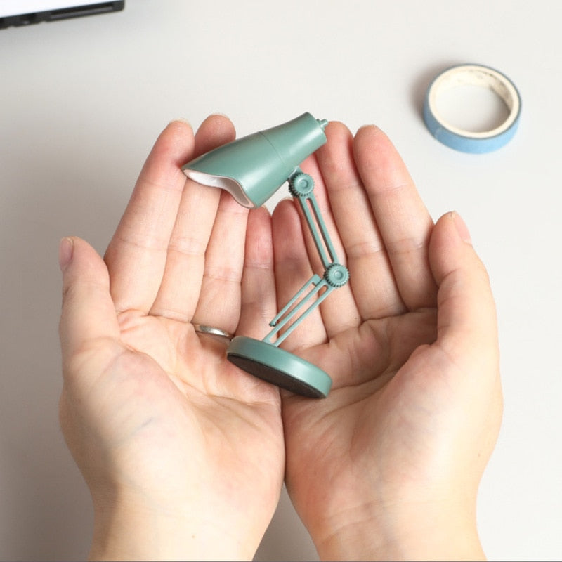 LED Table Lamp Mini Fold-able Night Reading Book Lamps for Home Room Computer Notebook Laptop Desk Night Lights Eye Protections