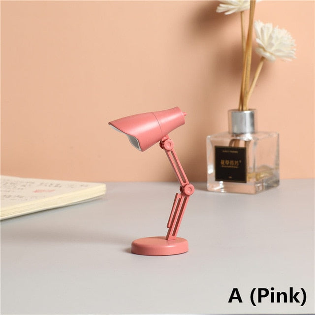 LED Table Lamp Mini Fold-able Night Reading Book Lamps for Home Room Computer Notebook Laptop Desk Night Lights Eye Protections