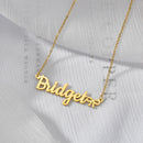 Atoztide Fashion Custom Name Stainless Steel Necklaces Personalized Jewelry Chain Crown Heart Butterfly Necklace for Women Gifts