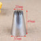 1Pcs DIY Cakes Decoration 19-tooth Pastry Nozzle Kitchen Gadgets Cookies Supplies 304 Stainless Steel Silver Fondant Decor