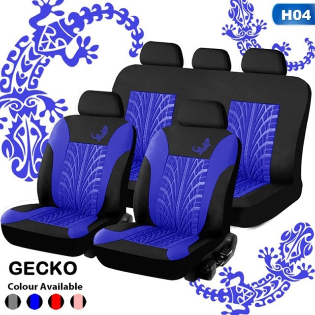 4/9PCS/Set Seat Car Covers Universal Interior Accessories For Cars Truck Detachable Headrests Bench Seat Covers For Women Auto