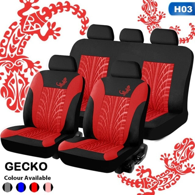 4/9PCS/Set Seat Car Covers Universal Interior Accessories For Cars Truck Detachable Headrests Bench Seat Covers For Women Auto