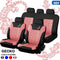 4/9PCS/Set Seat Car Covers Universal Interior Accessories For Cars Truck Detachable Headrests Bench Seat Covers For Women Auto