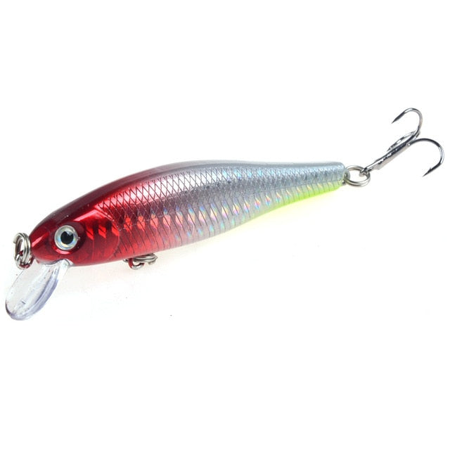 1Pcs Minnow Fishing Lures Hard Bait 8.8cm 9.5g Jig wobbler Bass Pike Lure Plastic Artificial Baits for Fishing Tackle Crankbait