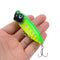 1pcs Fishing Lures Topwater Popper Bait 6.5cm 12g Hard Bait Artificial Wobblers Plastic Fishing Tackle with 6