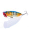 1pcs Fishing Lures Topwater Popper Bait 6.5cm 12g Hard Bait Artificial Wobblers Plastic Fishing Tackle with 6