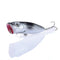 1pcs Fishing Lures Topwater Popper Bait 6.5cm 12g Hard Bait Artificial Wobblers Plastic Fishing Tackle with 6