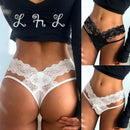 Sexy Women Bandage Hollow Out Lace Thong Panties Lingerie T back Lingerie Soft Comfortable Bowknot Underwear Gift Трусики