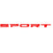 New 4 Pcs Car Sticker Sports Font Car Body Sticker Auto Door Rims Wheel Hub Racing Decal Exterior Accessories Auto Products