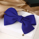 VKME Fashion Big Bow Hairpin Cute Red Barrette Pink Hair Clip Women Girls BB Hairgrip Korean Oversize Floral Hair Accessories