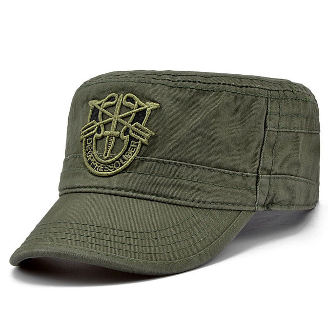 2019 United States US Marines Corps Cap Hat Military Hats Camouflage Flat Top Hat Men Cotton hHat USA Navy Embroidered Camo Hat