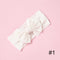 1pcs Solid Color Bowknot Baby Headband Elastic Turban Hairband Baby Girl Headbands Hair bands for Baby Girls Hair accessories