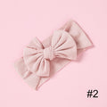 1pcs Solid Color Bowknot Baby Headband Elastic Turban Hairband Baby Girl Headbands Hair bands for Baby Girls Hair accessories
