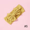 1pcs Solid Color Bowknot Baby Headband Elastic Turban Hairband Baby Girl Headbands Hair bands for Baby Girls Hair accessories
