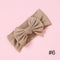 1pcs Solid Color Bowknot Baby Headband Elastic Turban Hairband Baby Girl Headbands Hair bands for Baby Girls Hair accessories