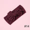 1pcs Solid Color Bowknot Baby Headband Elastic Turban Hairband Baby Girl Headbands Hair bands for Baby Girls Hair accessories