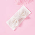 1pcs Solid Color Bowknot Baby Headband Elastic Turban Hairband Baby Girl Headbands Hair bands for Baby Girls Hair accessories