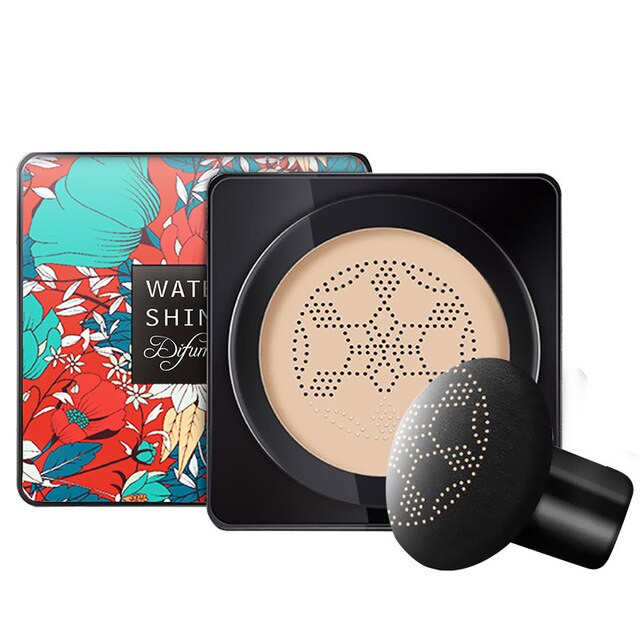 BB Foundation Air Cushion Mushroom Head CC Cream Concealer Beginner Natural Long Lasting Moisturizing No Blooming Make Up