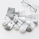 5 Pairs/Lot Baby Socks  For Newborns Infant Cute Cartoons Soft Cotton Socks Summer 0-24 Month Boy Girl Lovely Mesh Kids Gift CN