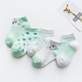 5 Pairs/Lot Baby Socks  For Newborns Infant Cute Cartoons Soft Cotton Socks Summer 0-24 Month Boy Girl Lovely Mesh Kids Gift CN