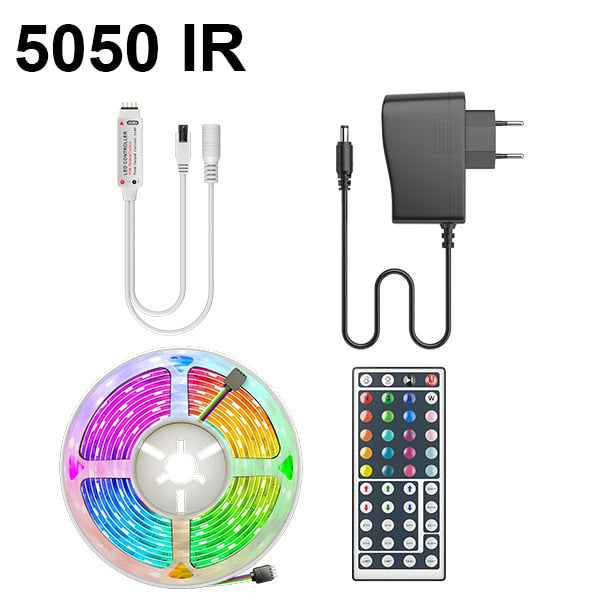 For Korea  LED Strip 15M Led Lights Strip Tape 5050 SMD 2835 5M 10M DC 12V Waterproof led strip