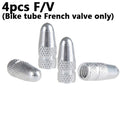 4Pcs Aluminum Alloy Road MTB Track Racing Bike Tube Tyre Bicycle Tire Wheel FV French Valve cap Presta AIR Valve Caps 6 colors