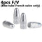4Pcs Aluminum Alloy Road MTB Track Racing Bike Tube Tyre Bicycle Tire Wheel FV French Valve cap Presta AIR Valve Caps 6 colors